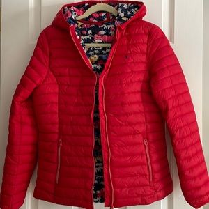 JOULES new with tags red snug jacket US size 8